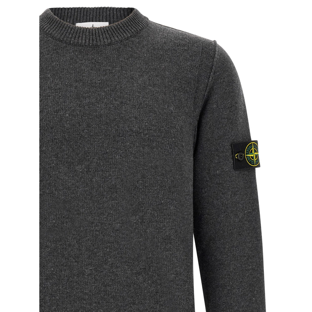 Stone Island Grey Sweaters & Knitwear - Jumpers Men STONE ISLAND