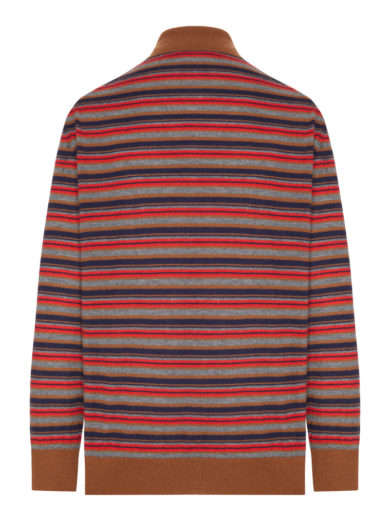 Prada Women Striped Cashmere Polo Shirt PRADA
