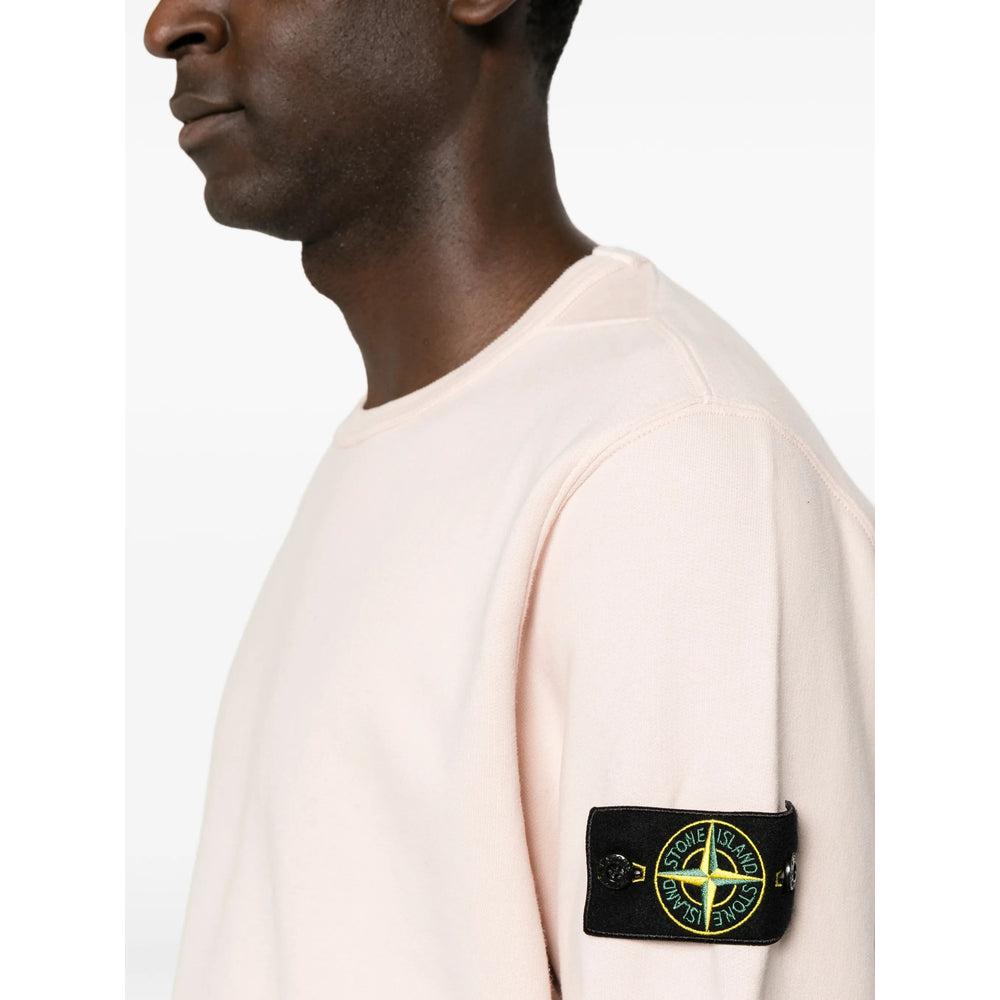 Stone Island Pink Sweaters & Knitwear - Sweatshirts Men STONE ISLAND