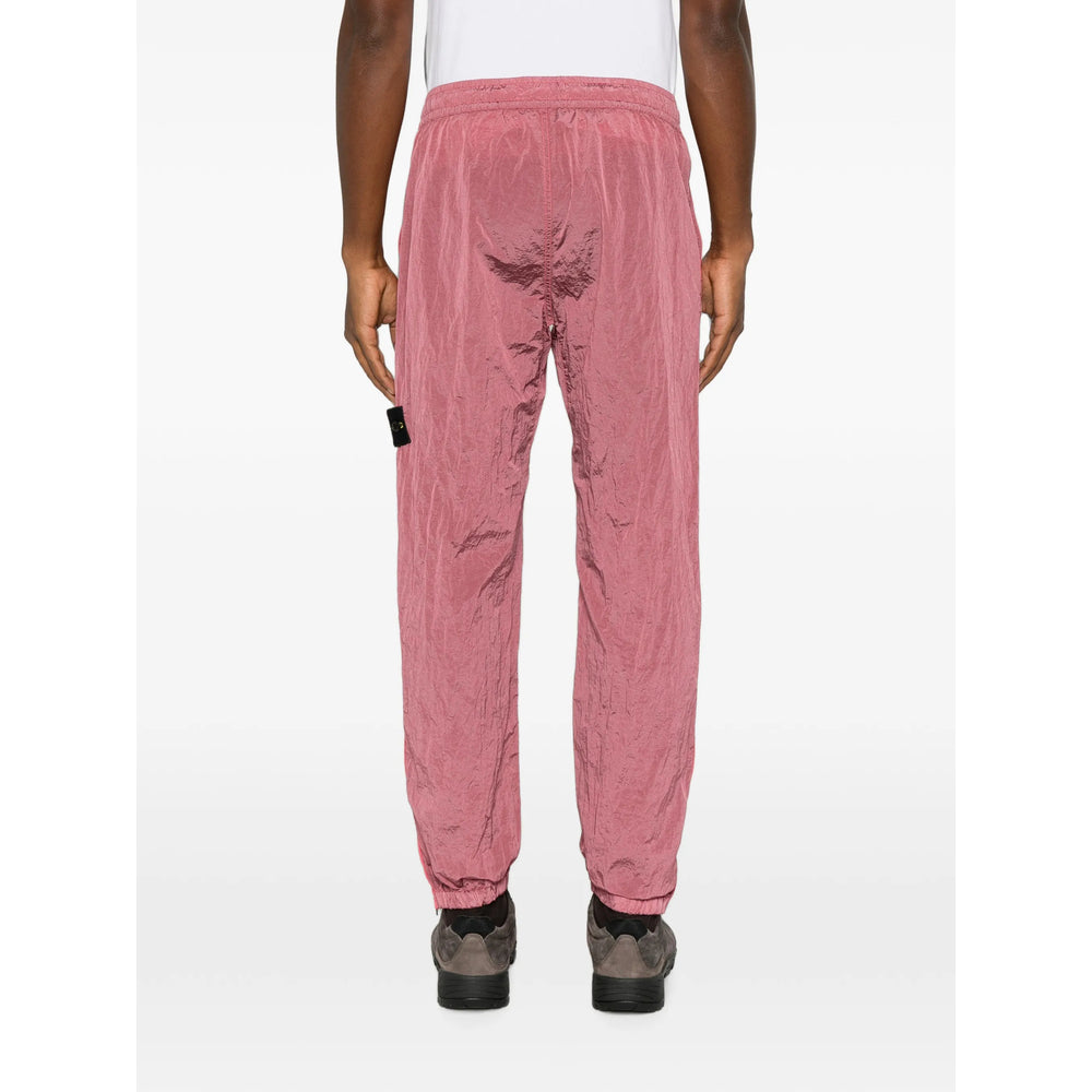 Stone Island Pink Trousers - Track Pants Men STONE ISLAND