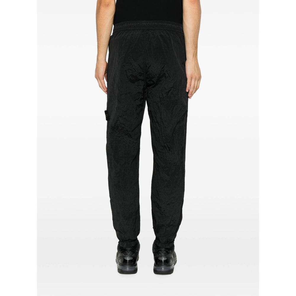 Stone Island Black Trousers - Track Pants Men STONE ISLAND