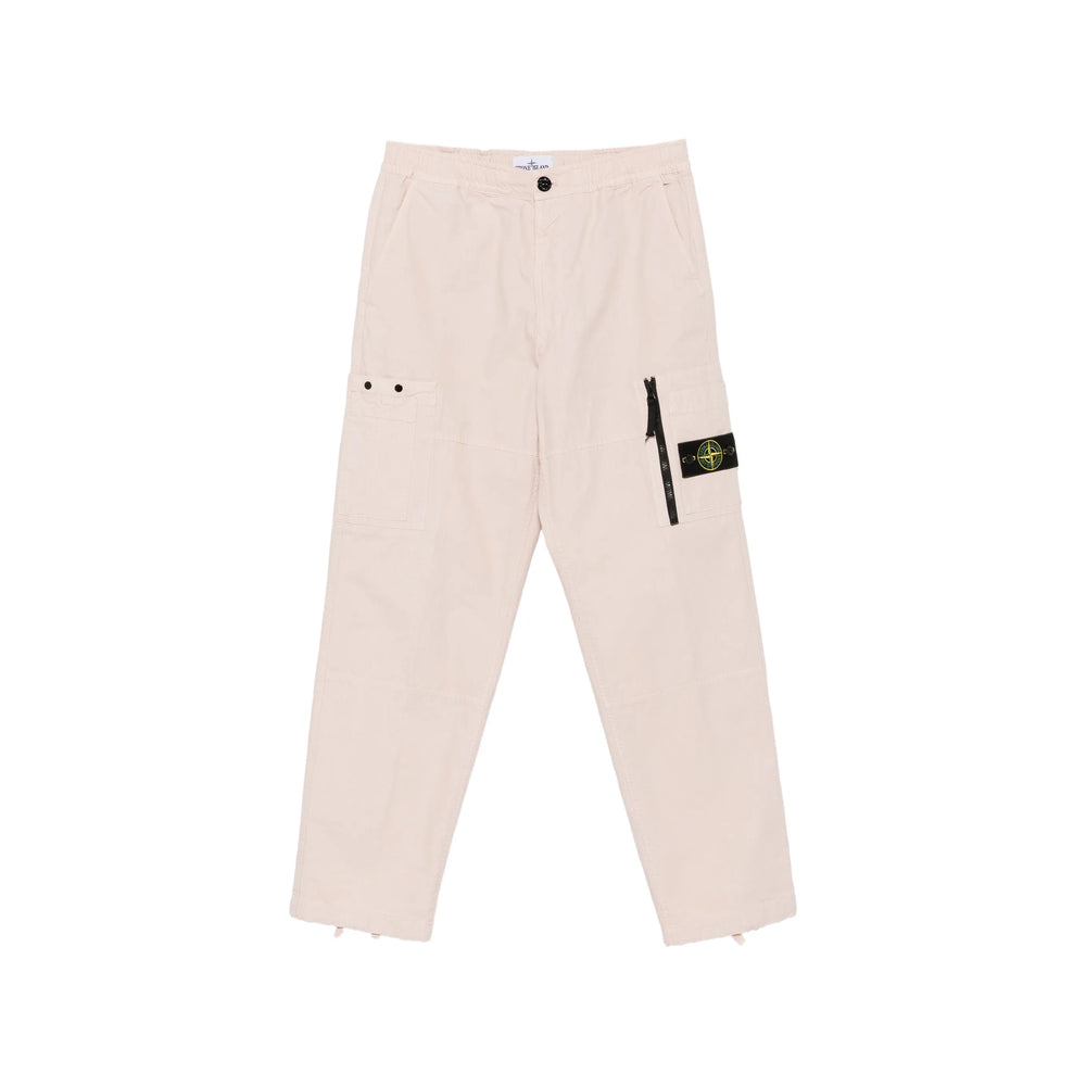Stone Island Pink Trousers - Loose Fit Men STONE ISLAND