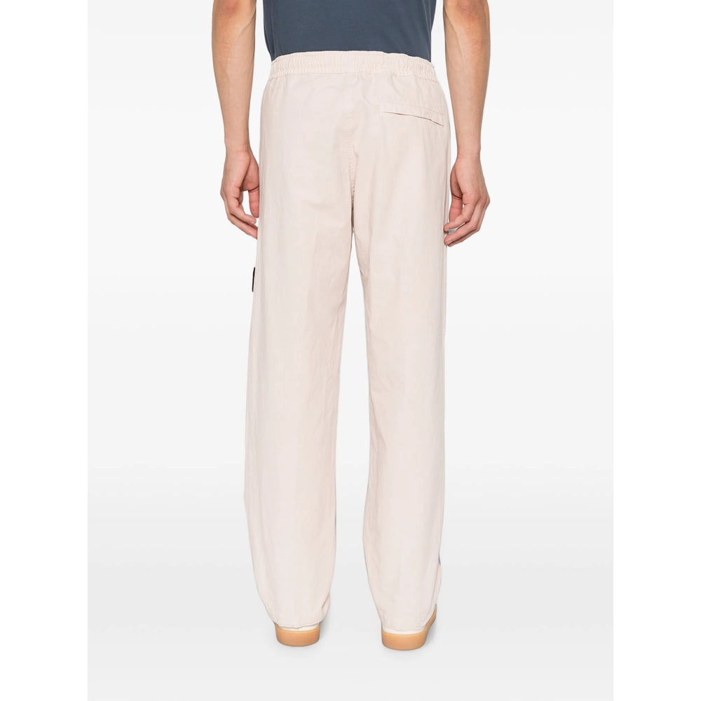 Stone Island Pink Trousers - Loose Fit Men STONE ISLAND