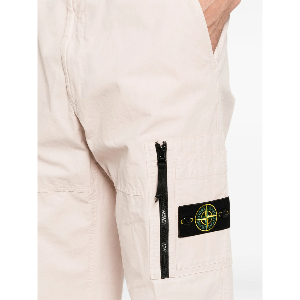 Stone Island Pink Trousers - Loose Fit Men STONE ISLAND