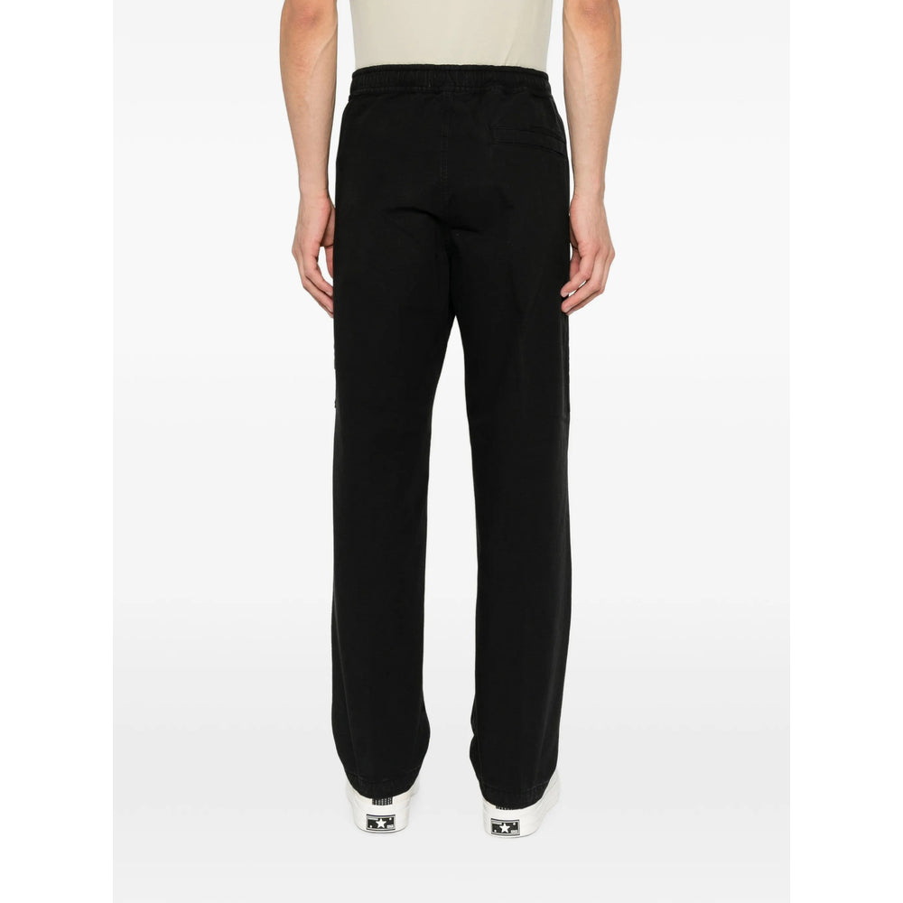 Stone Island Black Trousers - Regular & Straight-Leg Trousers Men STONE ISLAND