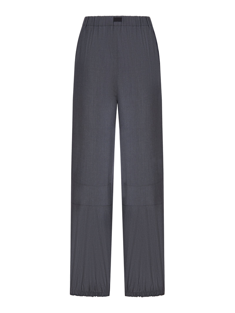 Prada Women Wool And Mohair Sports Trousers PRADA