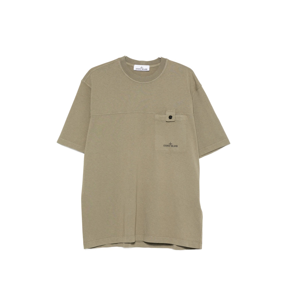 Stone Island Green T-Shirts & Vests - T-Shirts Men