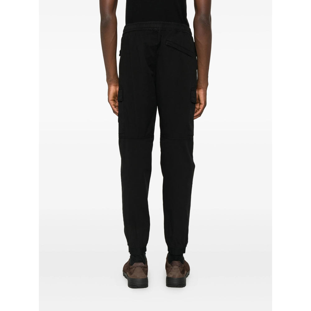 Stone Island Black Trousers - Tapered Trousers Men STONE ISLAND