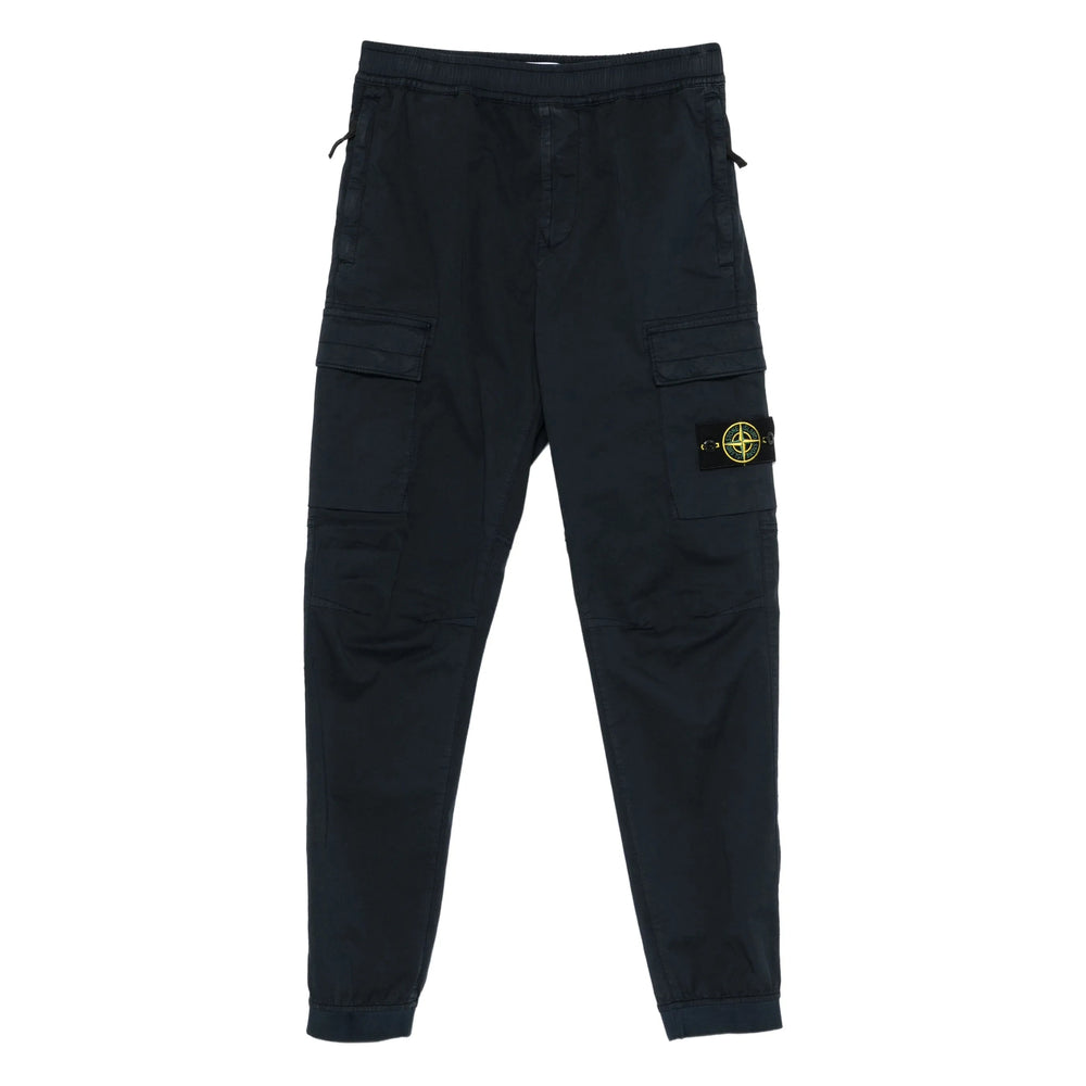 Stone Island Blue Trousers - Regular & Straight-Leg Trousers Men STONE ISLAND