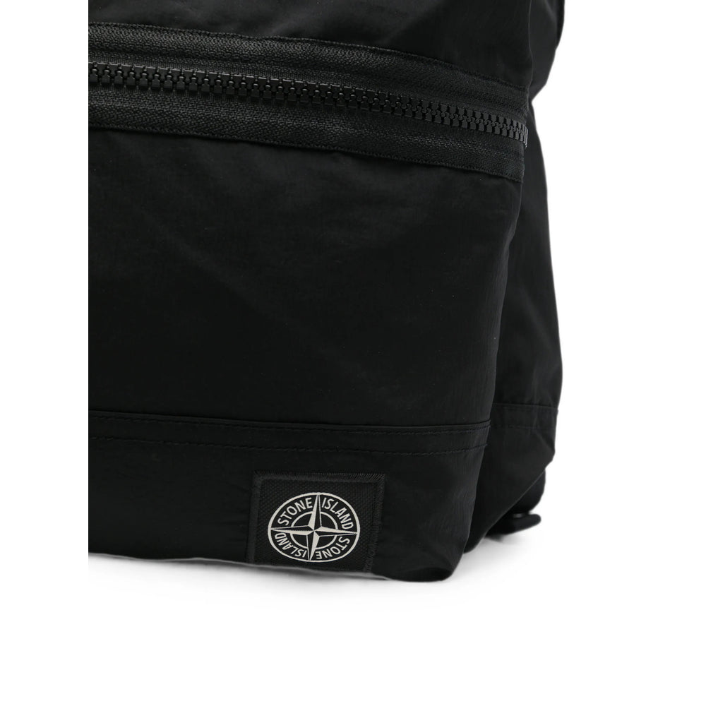 Stone Island Black Backpacks Men STONE ISLAND