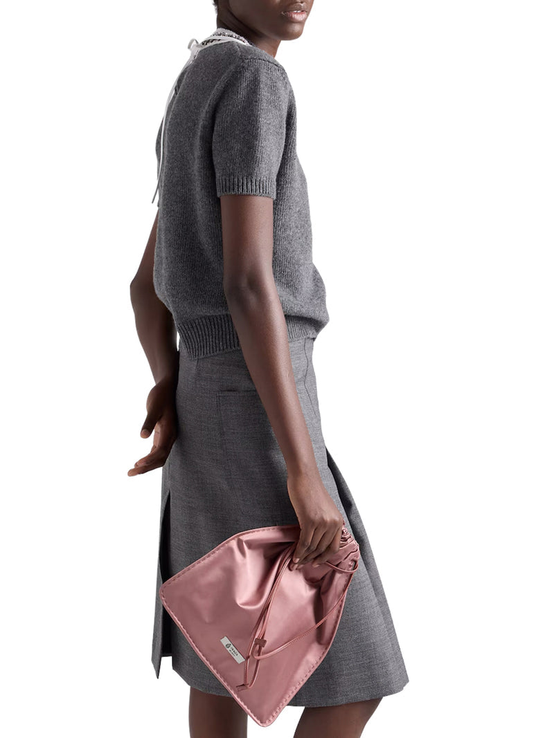 Prada Women Pleated Mat Skirt PRADA