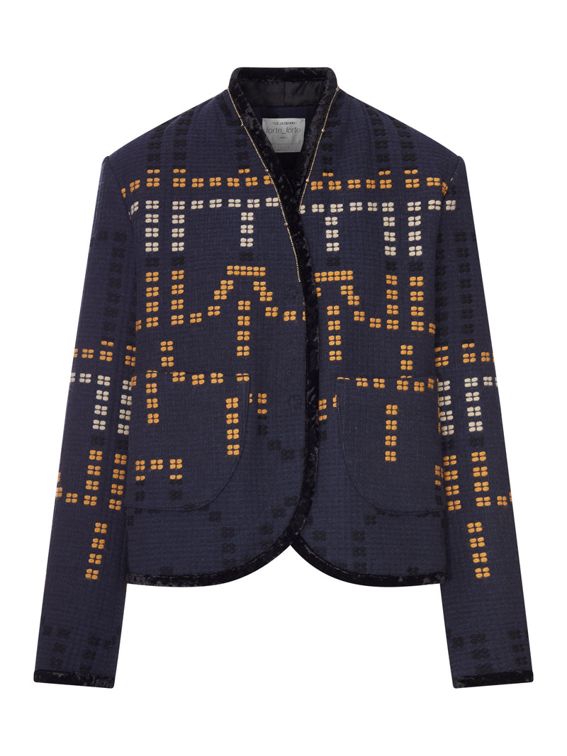 Forte Forte Women Cropped Jacquard Jacket FORTE FORTE