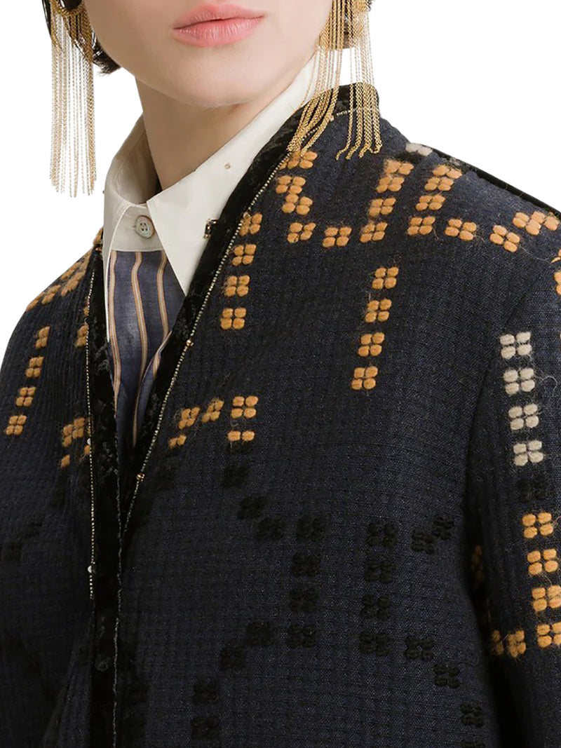 Forte Forte Women Cropped Jacquard Jacket FORTE FORTE