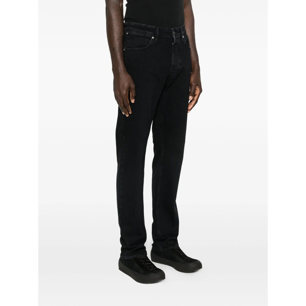 Stone Island Denim Black Denim - Slim-Fit Jeans Men Stone Island Denim