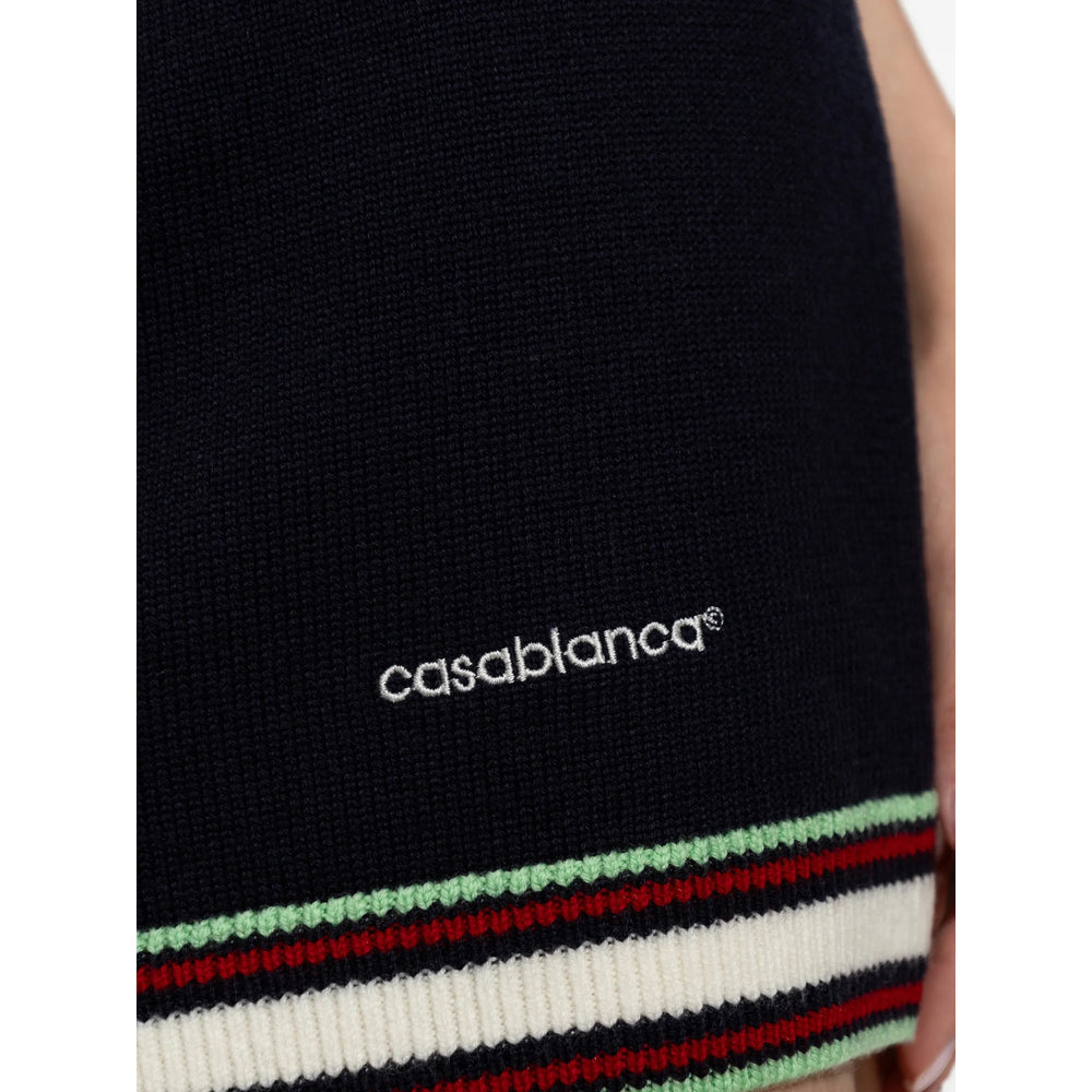 Casablanca Blue Shorts - Mini Shorts Women CASABLANCA