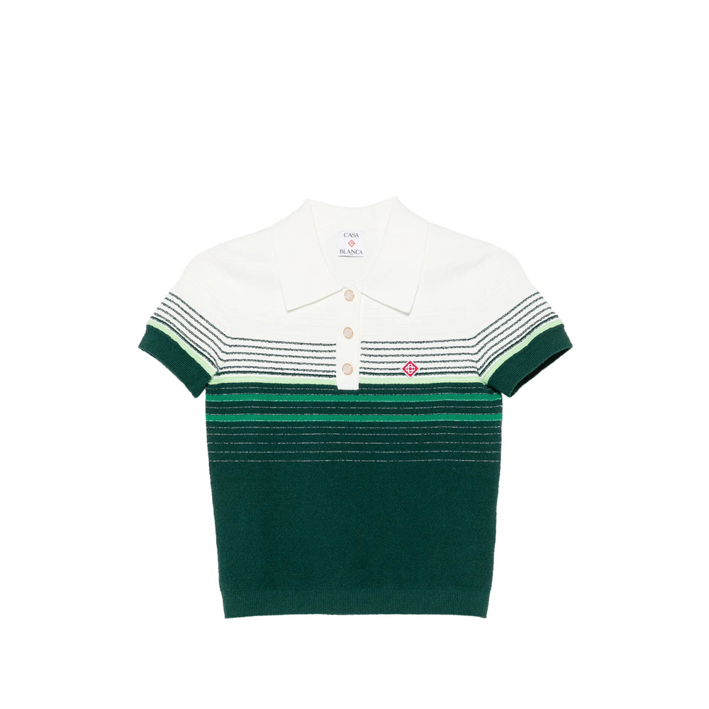 Casablanca Green Tops - Polo Tops Women CASABLANCA
