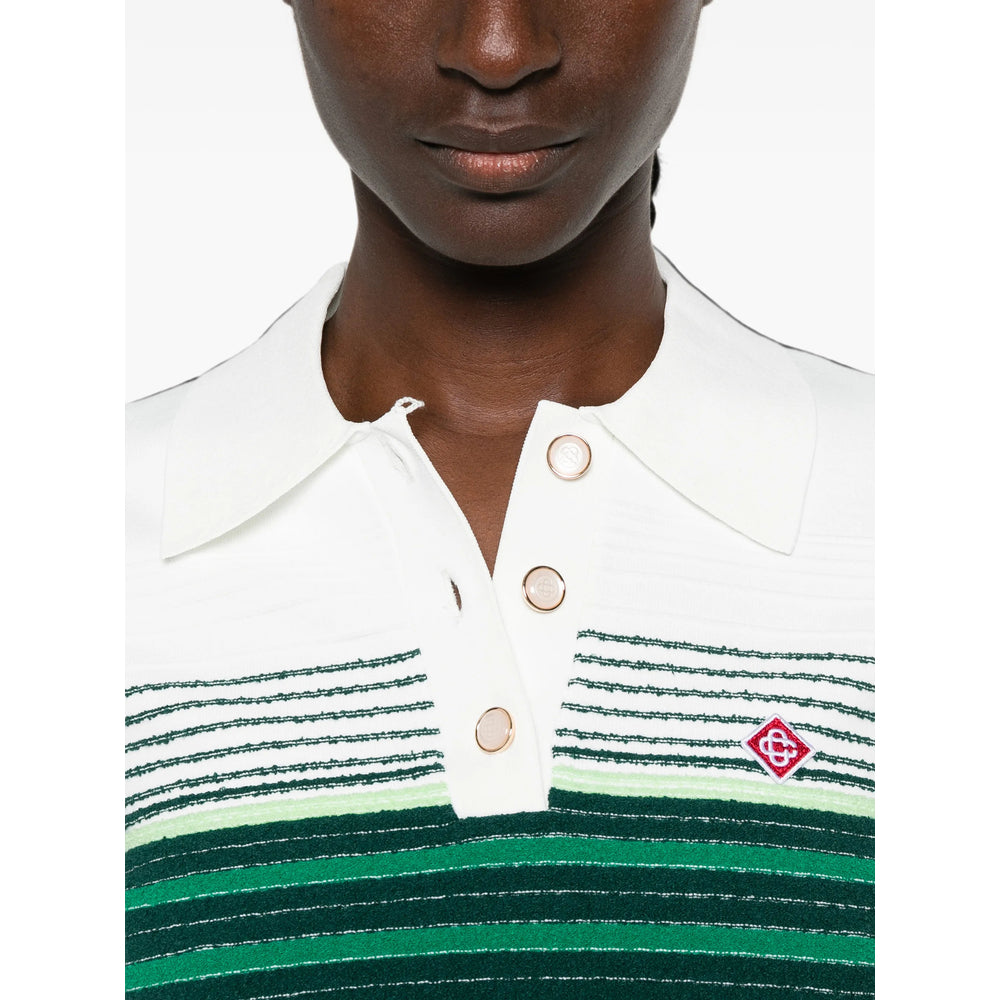 Casablanca Green Tops - Polo Tops Women CASABLANCA