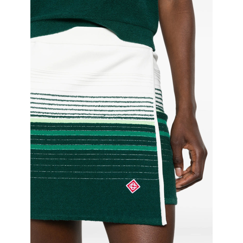 Casablanca Green Skirts - Asymmetric & Draped Skirts Women CASABLANCA