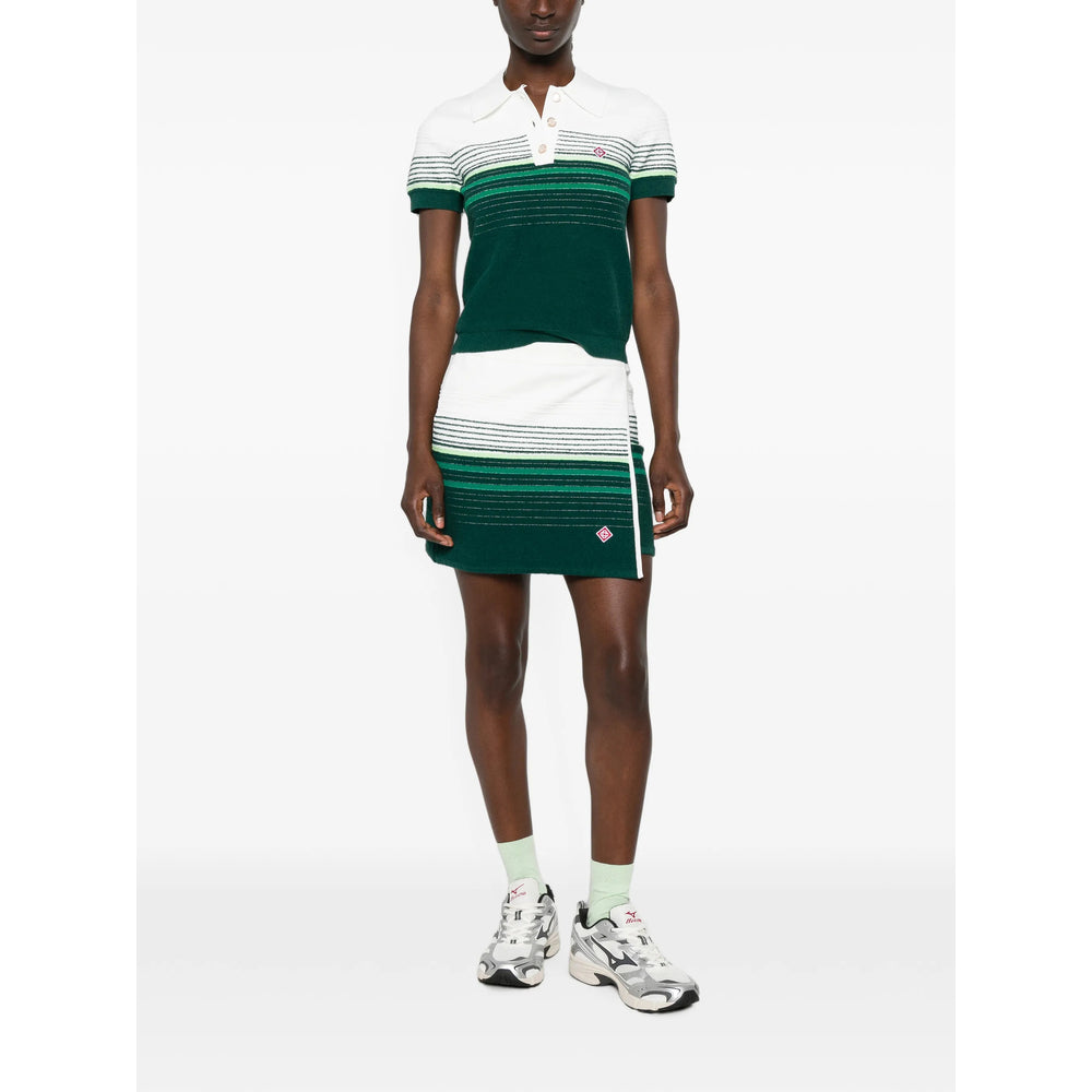 Casablanca Green Skirts - Asymmetric & Draped Skirts Women CASABLANCA