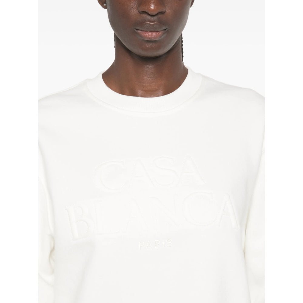 Casablanca Neutrals Tops - Sweatshirts Women CASABLANCA