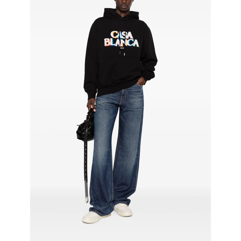 Casablanca Black Tops - Sweatshirts Women CASABLANCA