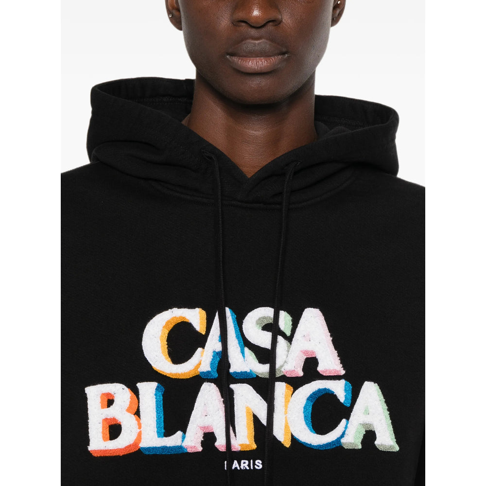 Casablanca Black Tops - Sweatshirts Women CASABLANCA
