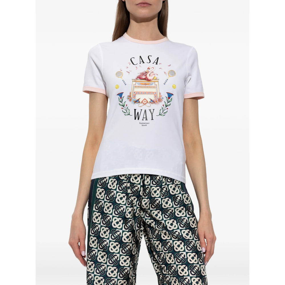 Casablanca White Tops - T-Shirts & Jerseys Women CASABLANCA