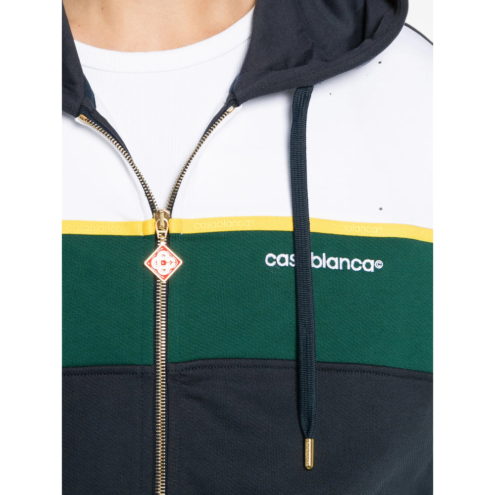 Casablanca Blue Sweaters & Knitwear - Hoodies Men CASABLANCA