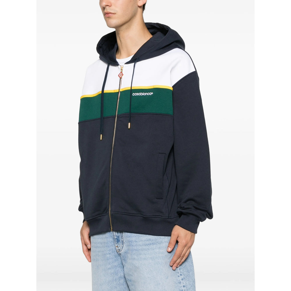Casablanca Blue Sweaters & Knitwear - Hoodies Men CASABLANCA