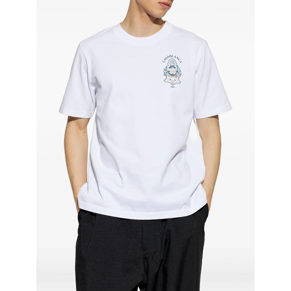 Casablanca White T-Shirts & Vests - T-Shirts Men CASABLANCA