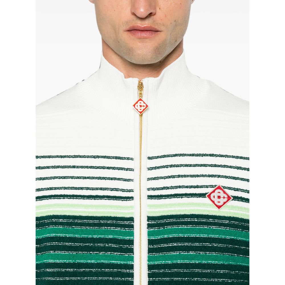 Casablanca Green Sweaters & Knitwear - Cardigans Men CASABLANCA