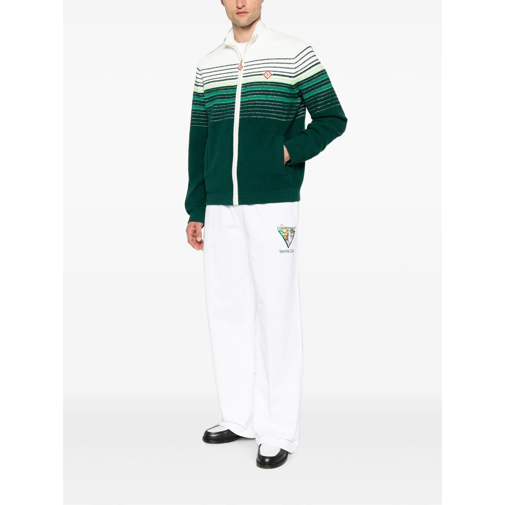Casablanca Green Sweaters & Knitwear - Cardigans Men CASABLANCA