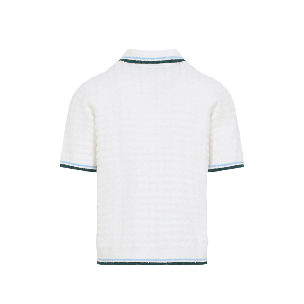 Casablanca White Polo Shirts Men CASABLANCA