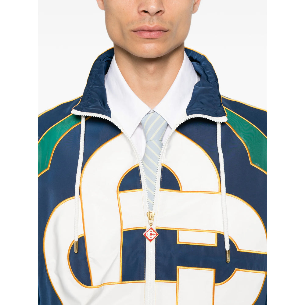 Casablanca Blue Jackets - Bomber Jackets Men CASABLANCA