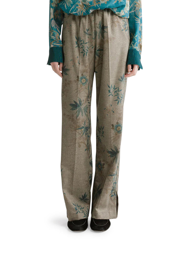 Forte Forte Women Floral Print Palazzo Trousers FORTE FORTE
