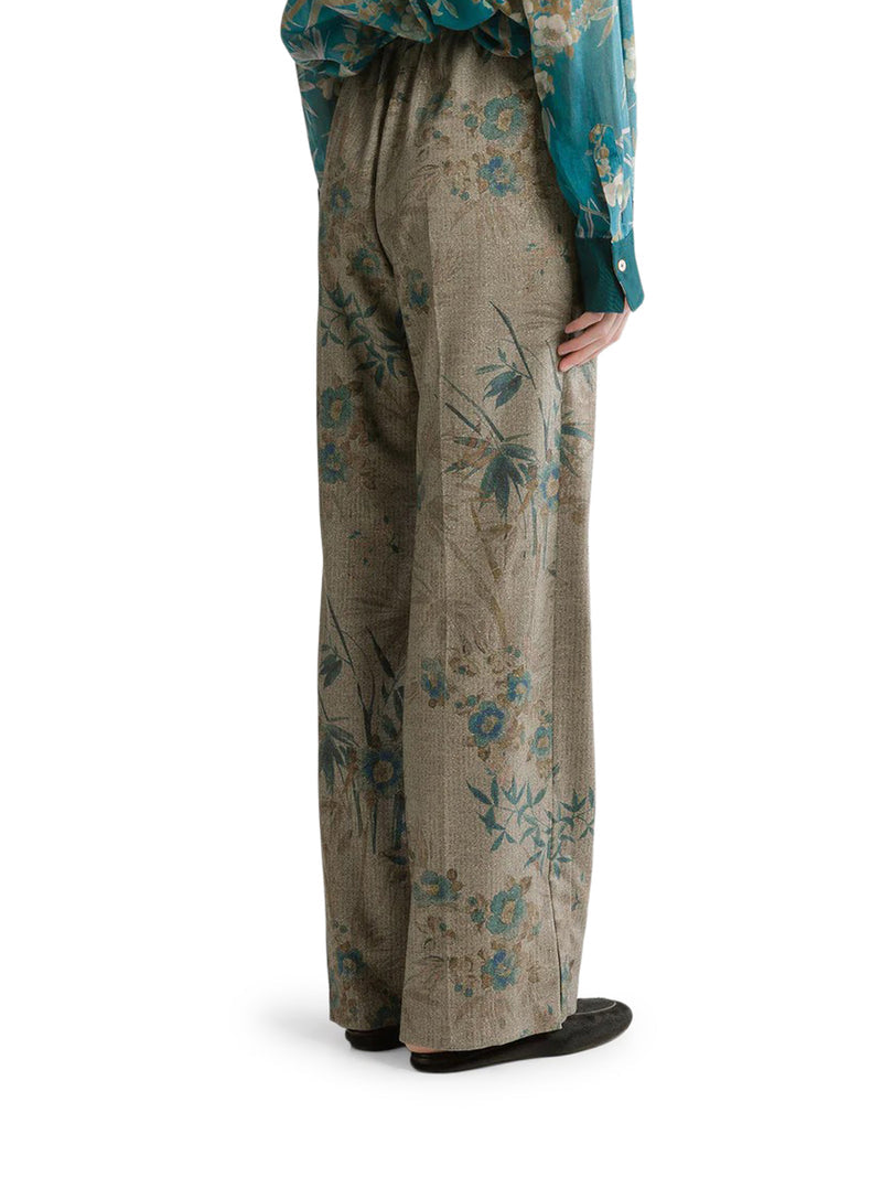 Forte Forte Women Floral Print Palazzo Trousers FORTE FORTE