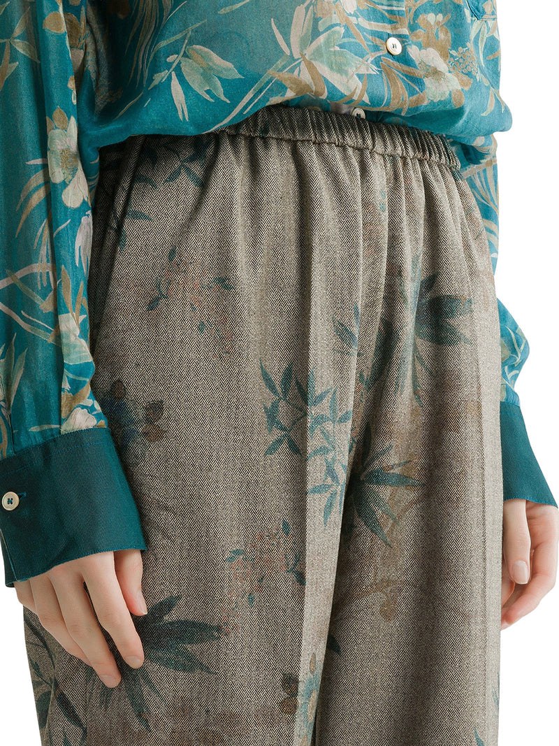 Forte Forte Women Floral Print Palazzo Trousers FORTE FORTE