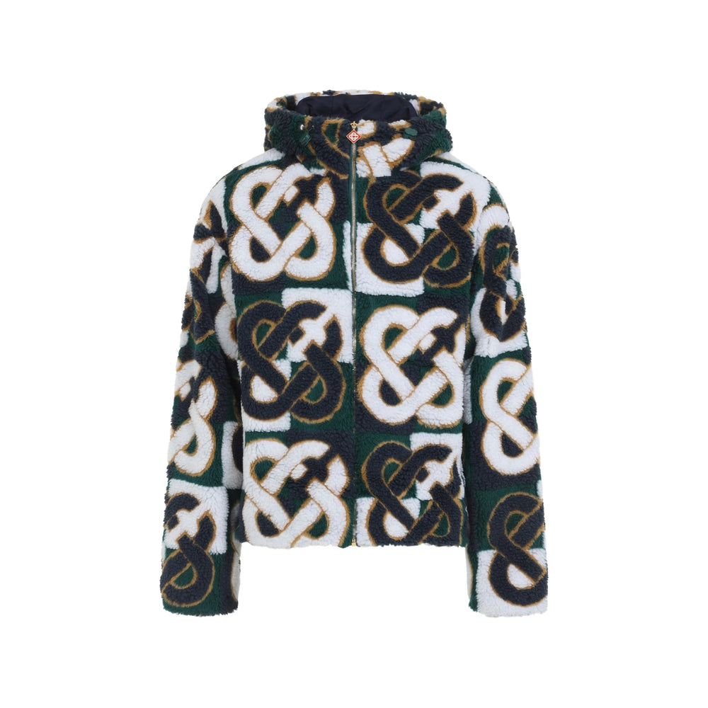 Casablanca Green Jackets - Hooded Jackets Men CASABLANCA