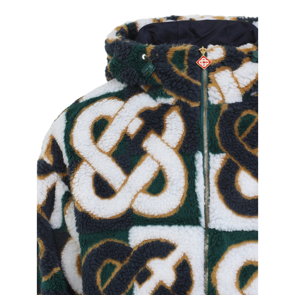 Casablanca Green Jackets - Hooded Jackets Men CASABLANCA