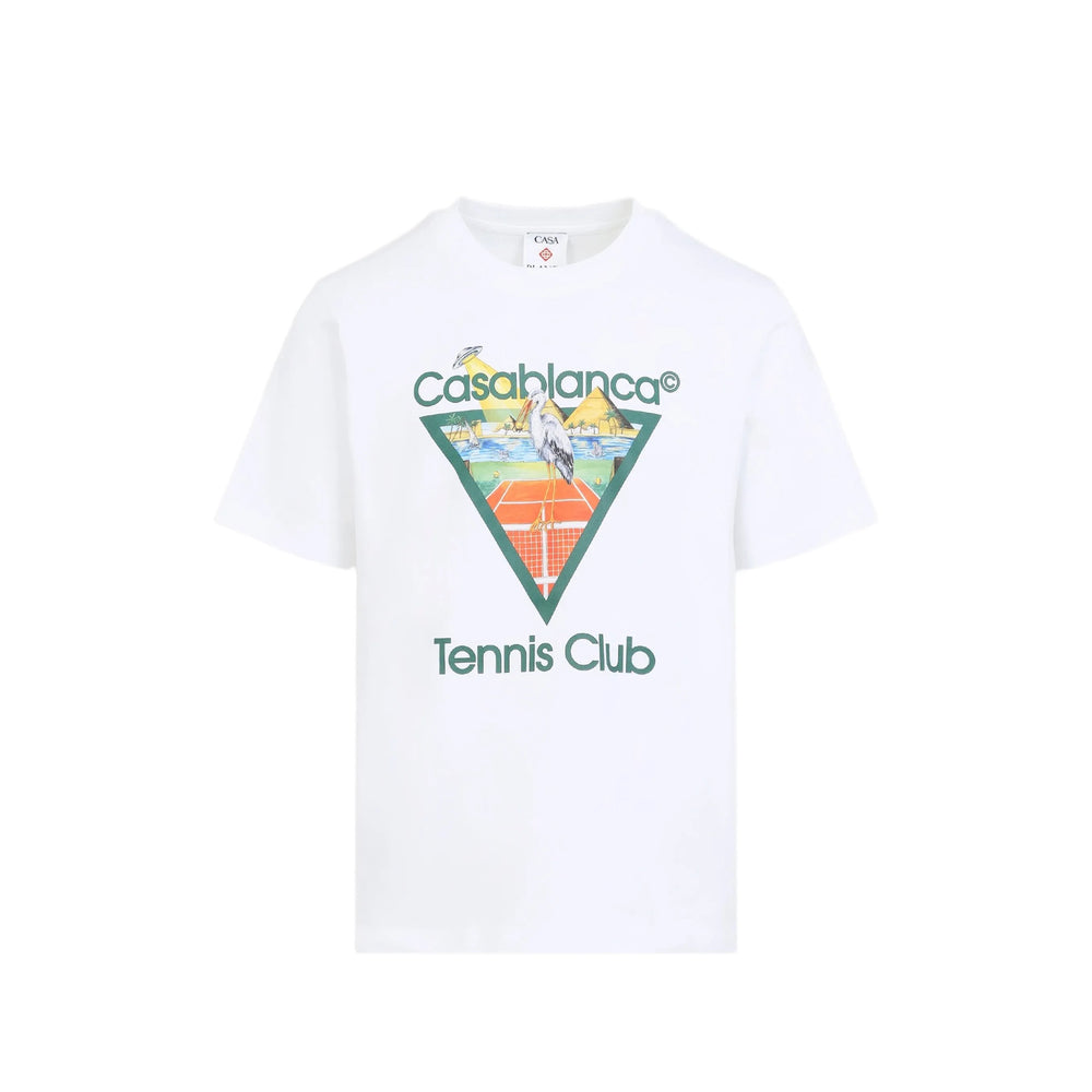 Casablanca White T-Shirts & Vests - T-Shirts Men CASABLANCA