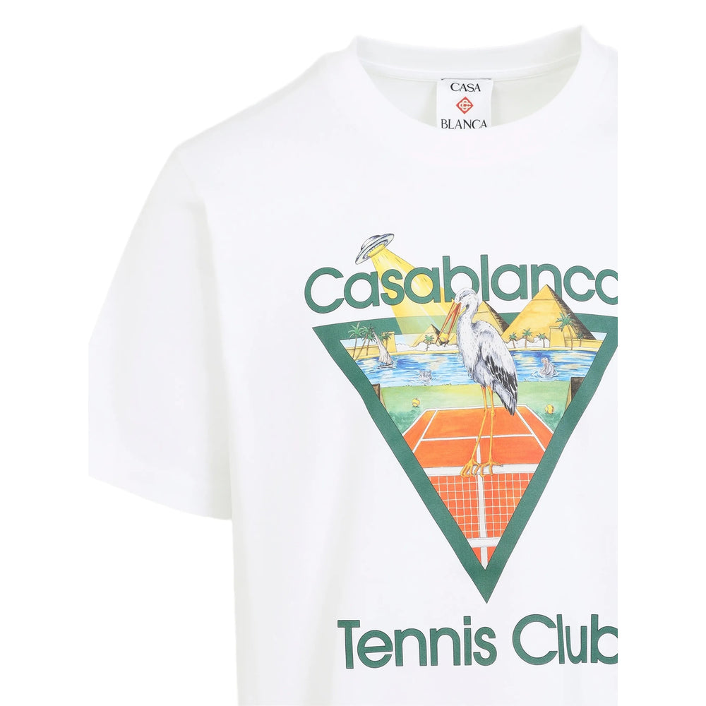 Casablanca White T-Shirts & Vests - T-Shirts Men CASABLANCA