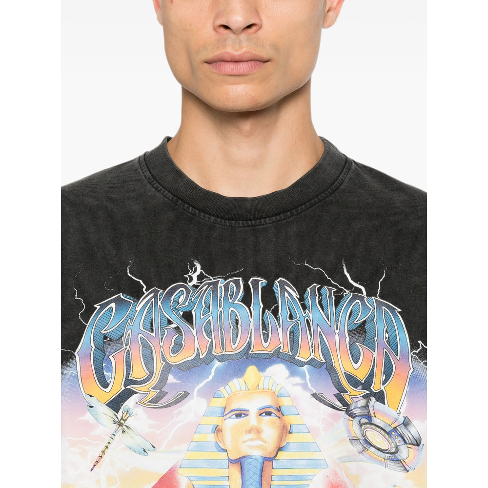 Casablanca Black T-Shirts & Vests - T-Shirts Men CASABLANCA