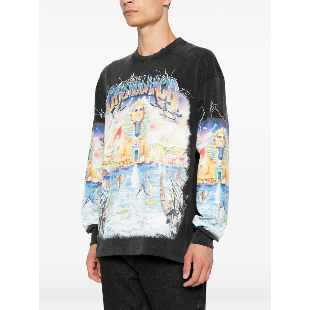 Casablanca Black T-Shirts & Vests - T-Shirts Men CASABLANCA