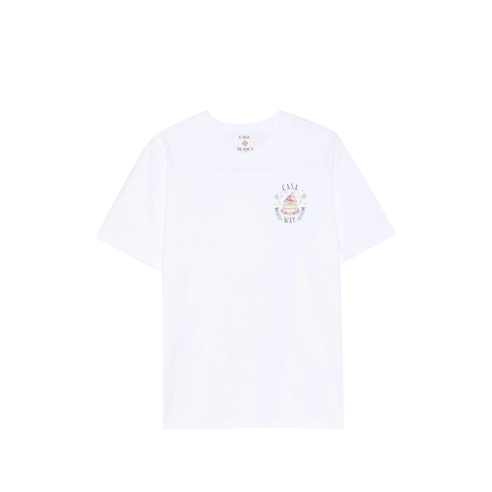 Casablanca White T-Shirts & Vests - T-Shirts Men CASABLANCA