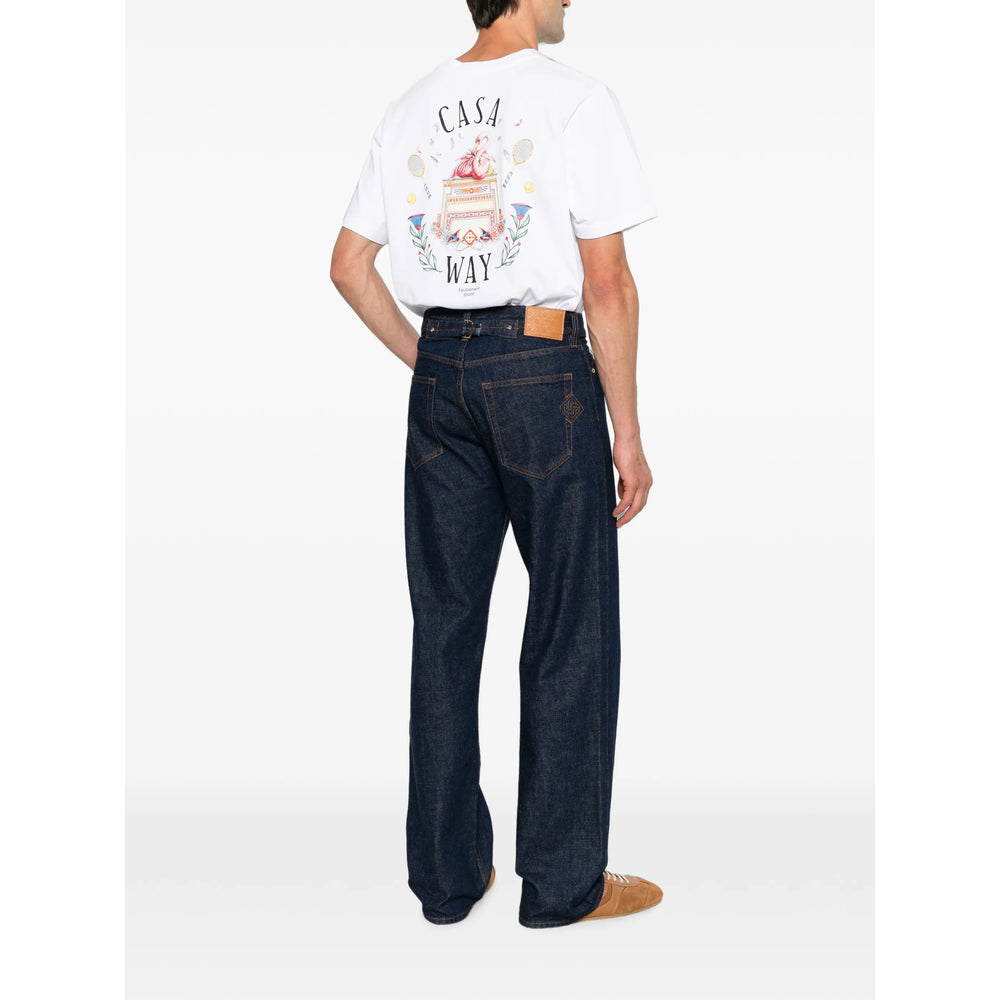 Casablanca White T-Shirts & Vests - T-Shirts Men CASABLANCA
