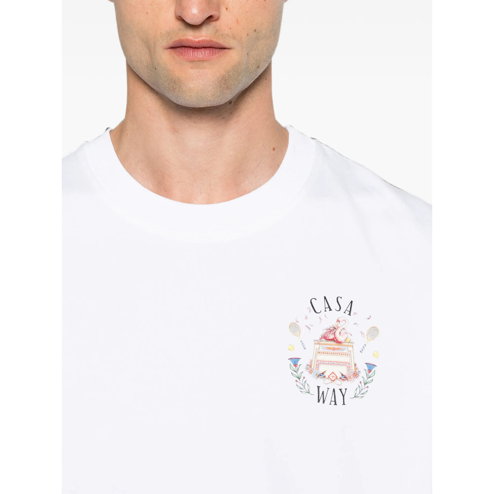 Casablanca White T-Shirts & Vests - T-Shirts Men CASABLANCA