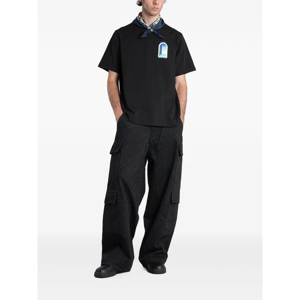Casablanca Black T-Shirts & Vests - T-Shirts Men Men CASABLANCA