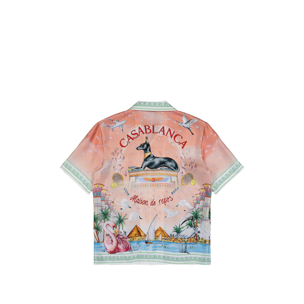 Casablanca Pink Shirts Men CASABLANCA