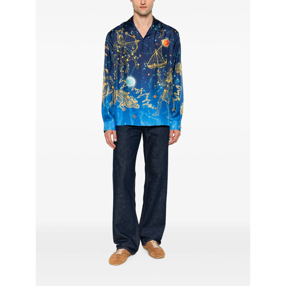 Casablanca Blue Shirts Men CASABLANCA
