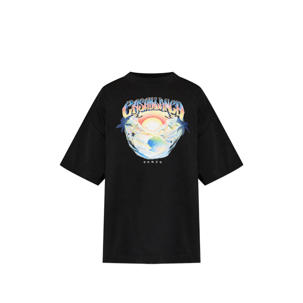Casablanca Black T-Shirts & Vests - T-Shirts Men CASABLANCA